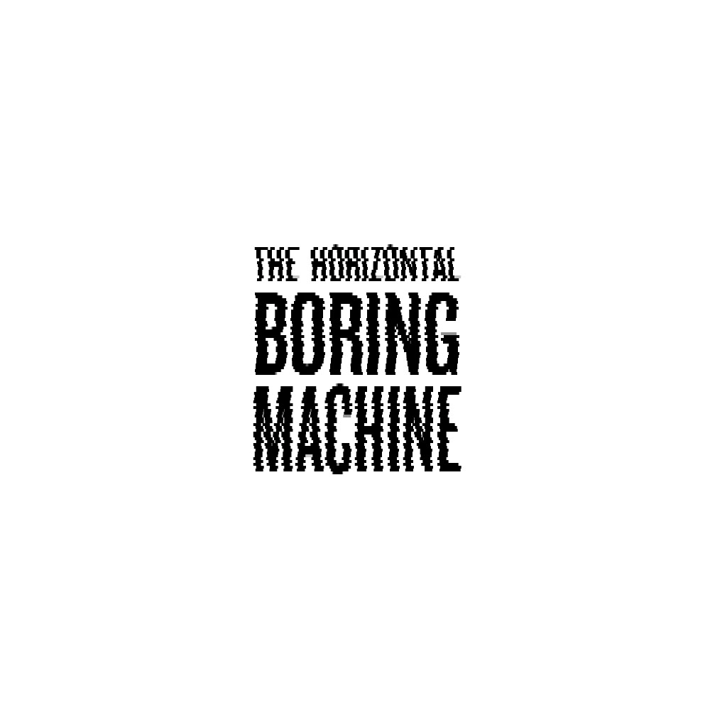 The Horizontal Boring Machine